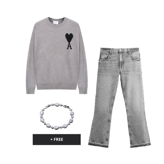 SILVER HEART OUTFIT